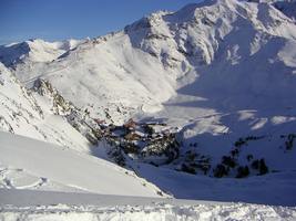 La station d' Arc 2000 Les Arcs